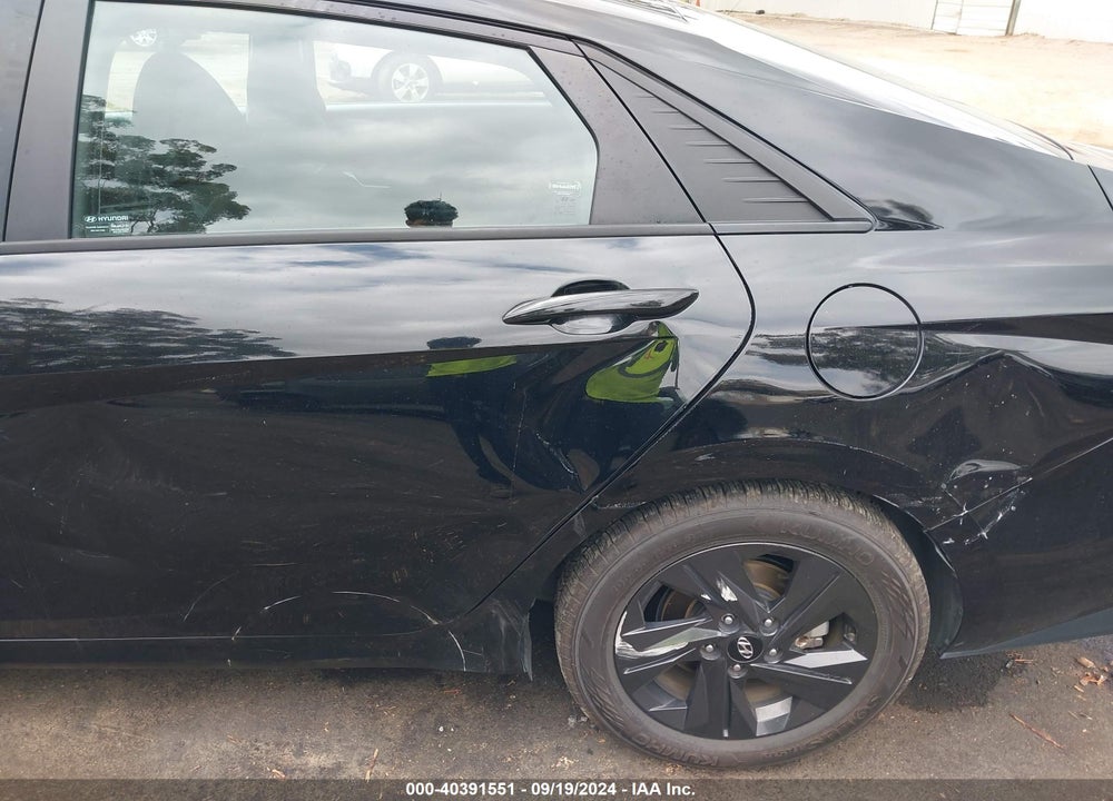 2022 HYUNDAI ELANTRA HYBRID BLUE VIN: KMHLM4AJ7NU020337