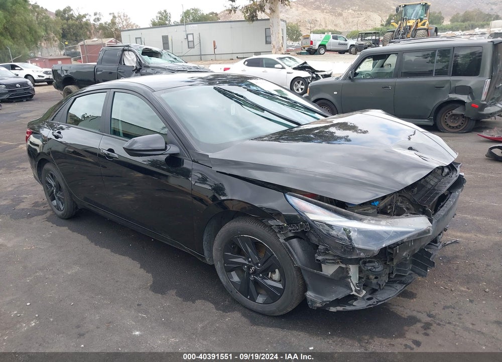 2022 HYUNDAI ELANTRA HYBRID BLUE VIN: KMHLM4AJ7NU020337