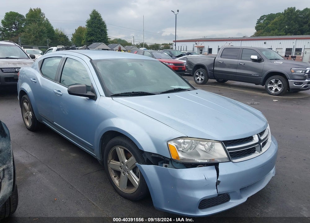2013 DODGE AVENGER SE VIN: 1C3CDZAB2DN718684