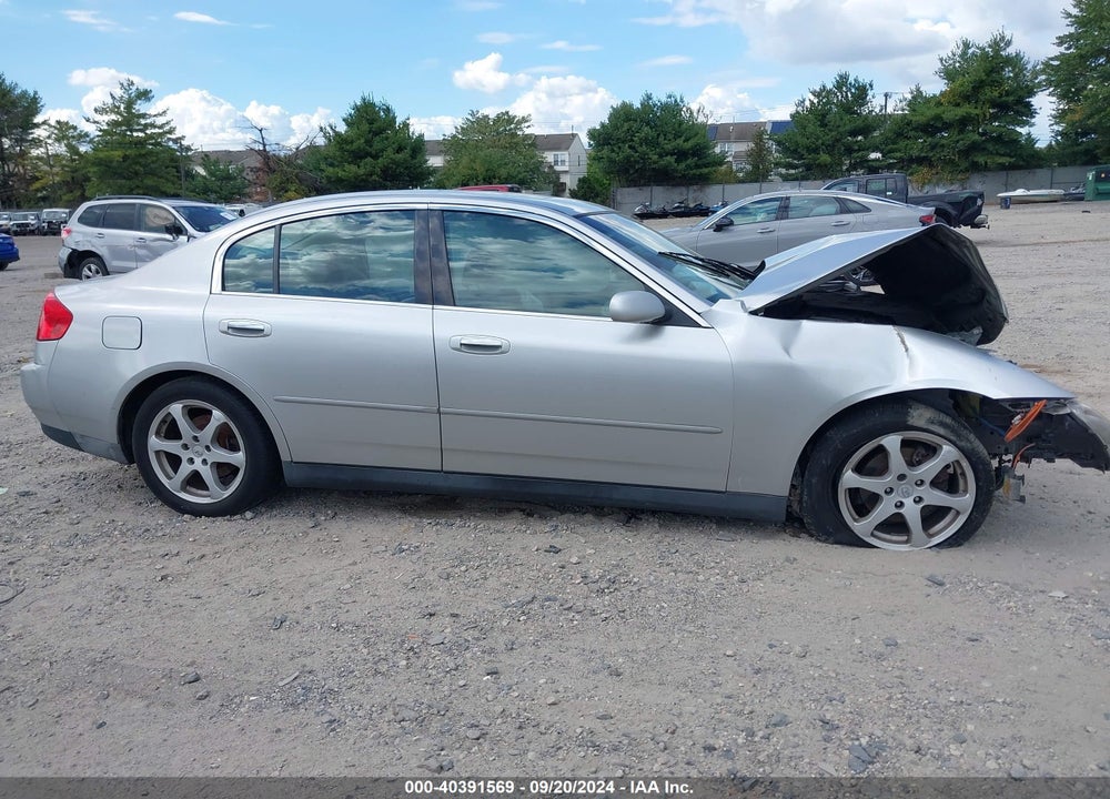 2003 INFINITI G35 VIN: JNKCV51E63M317234