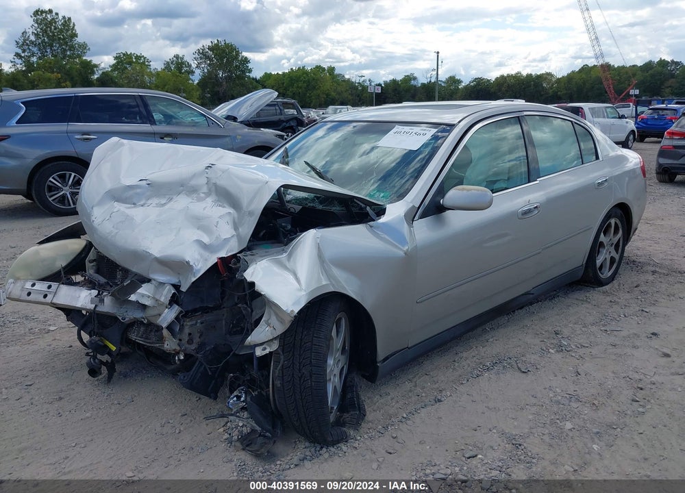 2003 INFINITI G35 VIN: JNKCV51E63M317234