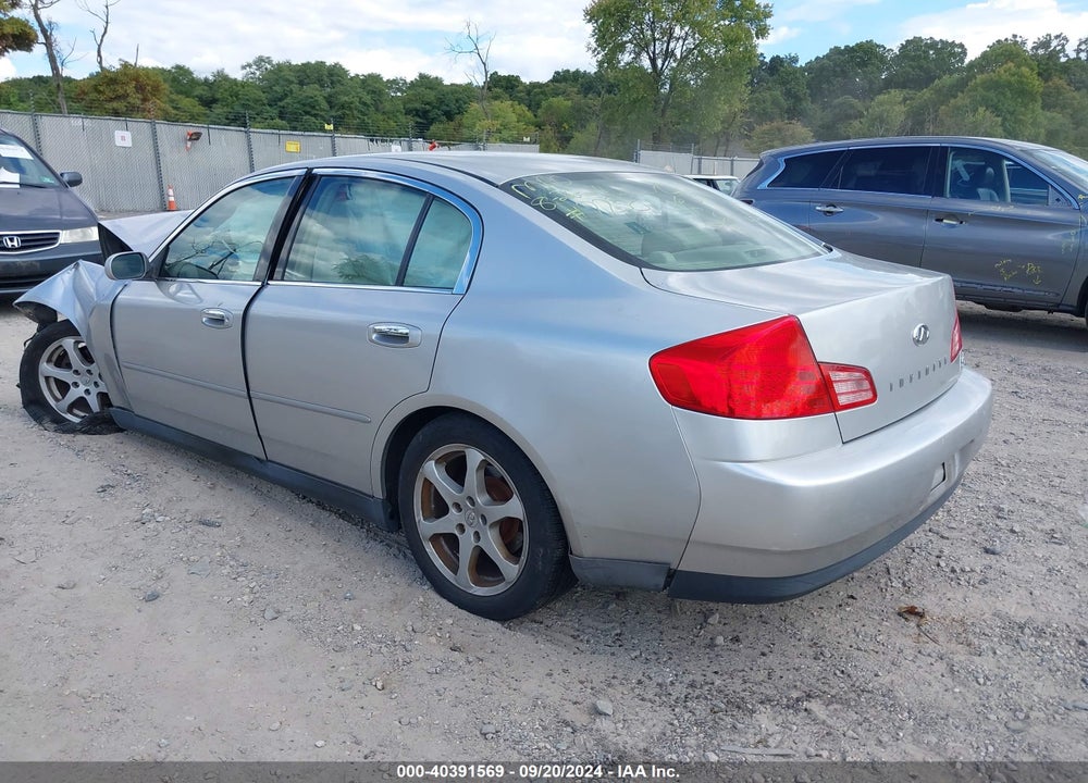 2003 INFINITI G35 VIN: JNKCV51E63M317234
