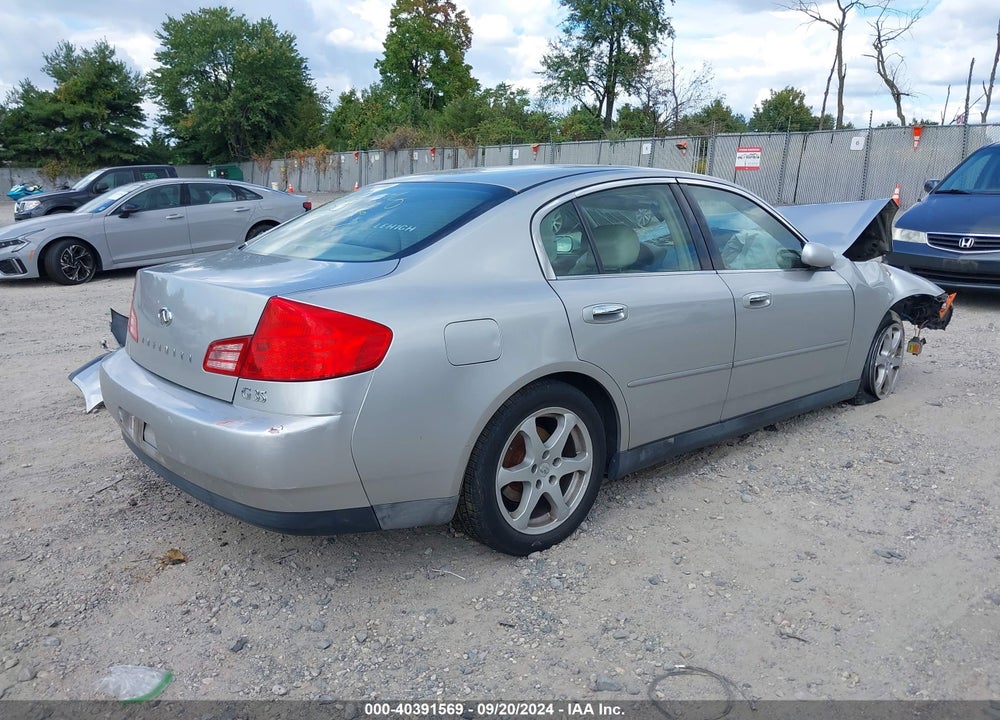 2003 INFINITI G35 VIN: JNKCV51E63M317234