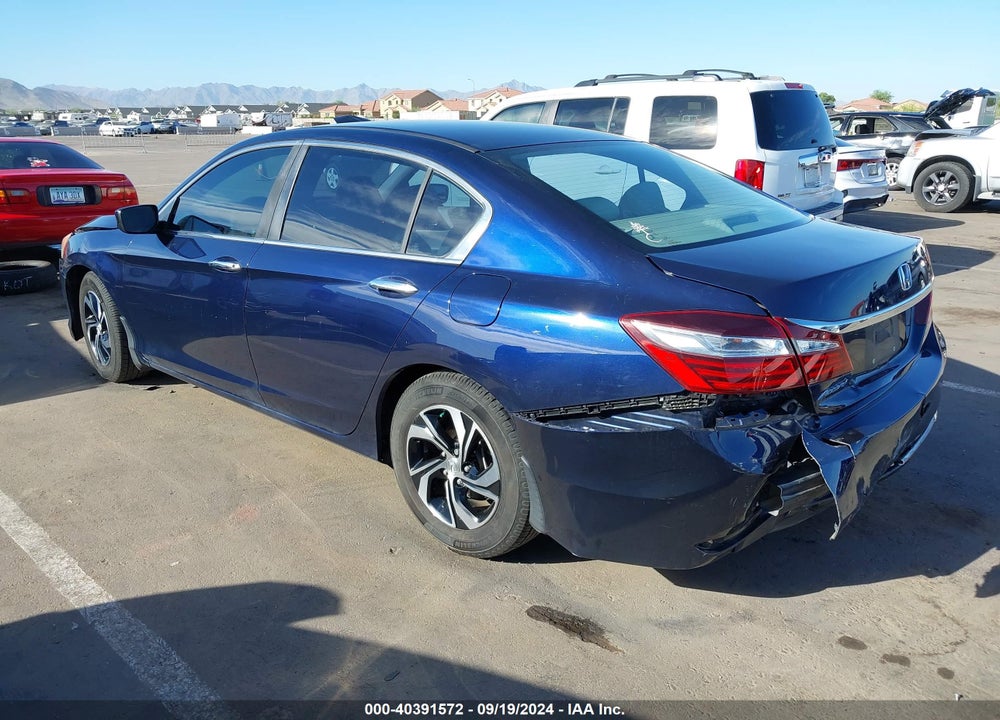 2016 HONDA ACCORD LX VIN: 1HGCR2F39GA198566