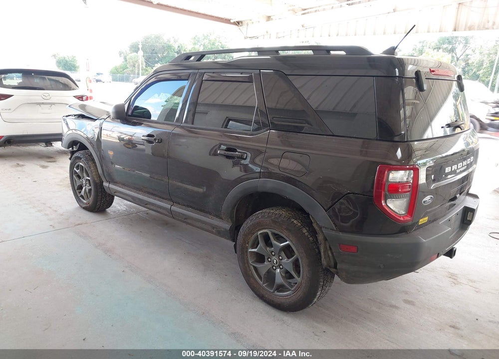 2021 FORD BRONCO SPORT BADLANDS VIN: 3FMCR9D9XMRA03456
