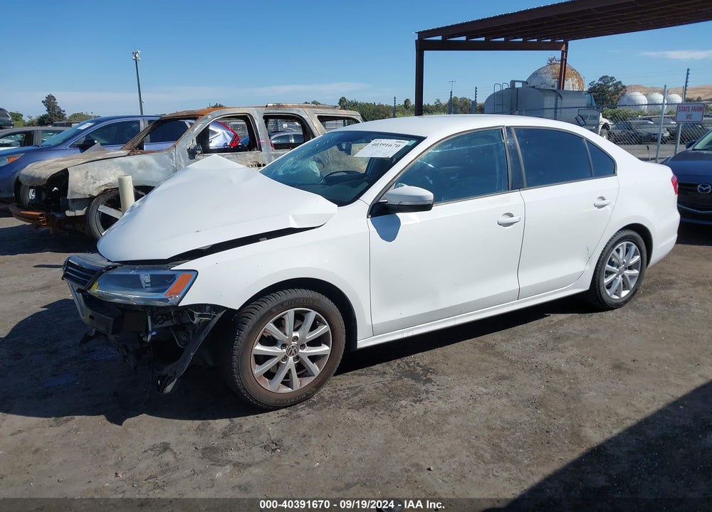 2012 VOLKSWAGEN JETTA 2.5L SE VIN: 3VWDP7AJ2CM313983