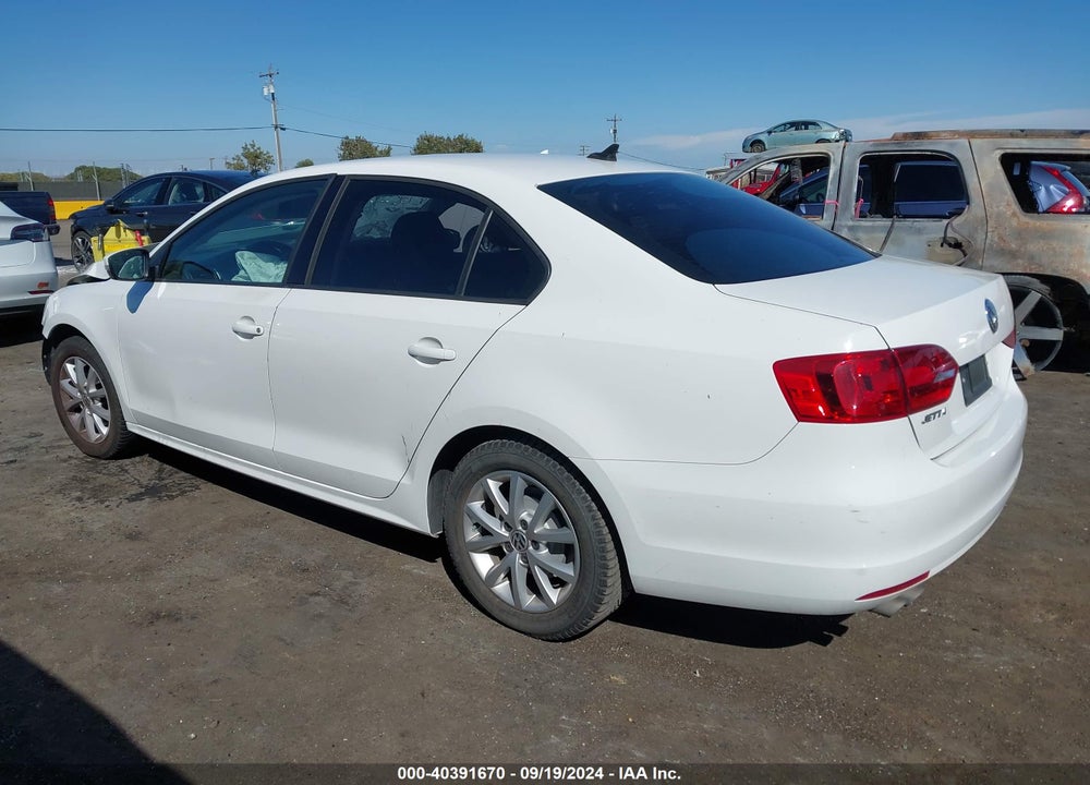 2012 VOLKSWAGEN JETTA 2.5L SE VIN: 3VWDP7AJ2CM313983