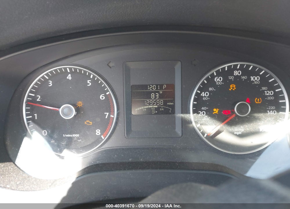 2012 VOLKSWAGEN JETTA 2.5L SE VIN: 3VWDP7AJ2CM313983