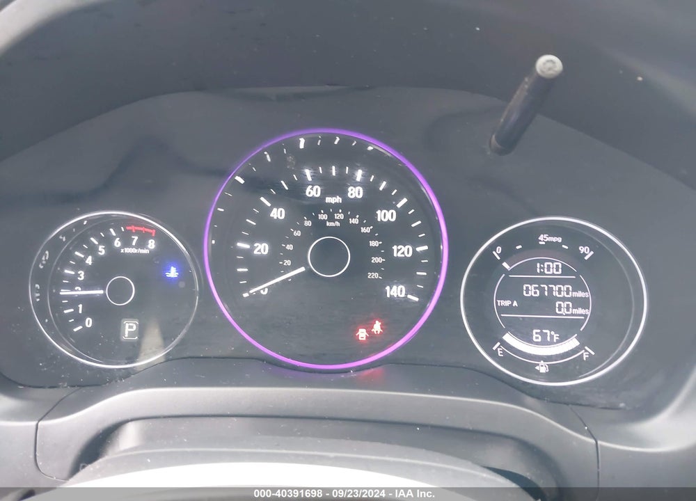 2019 HONDA HR-V LX VIN: 3CZRU6H33KG723539
