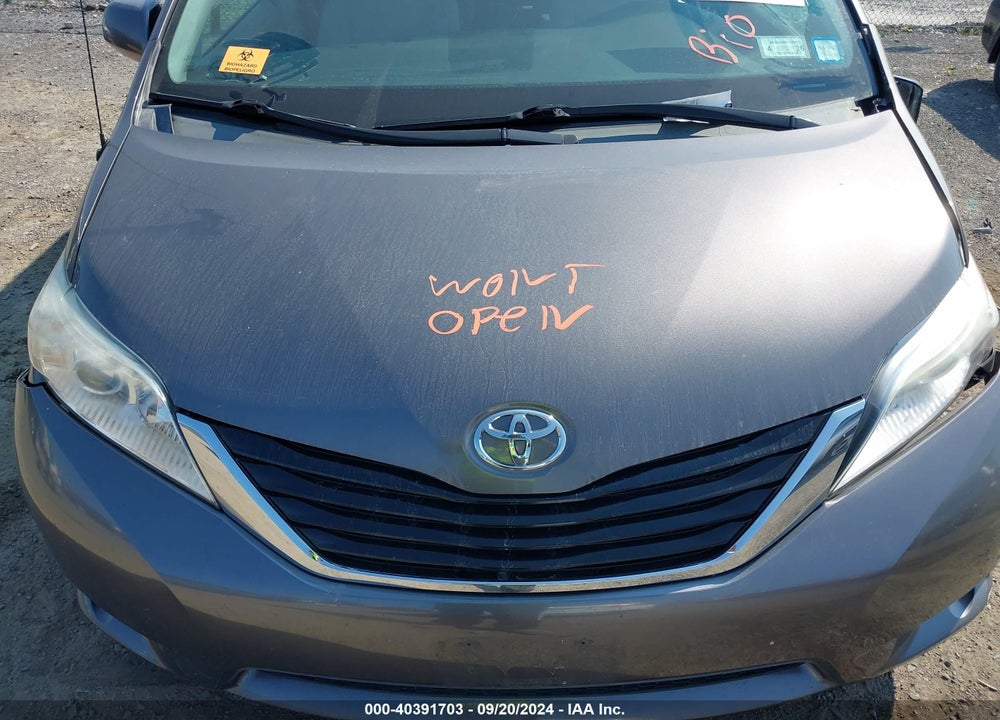 2014 TOYOTA SIENNA LE 7 PASSENGER VIN: 5TDJK3DC1ES092762