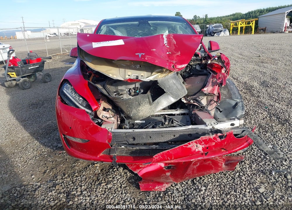 2021 TESLA MODEL Y LONG RANGE DUAL MOTOR ALL-WHEEL DRIVE VIN: 5YJYGDEEXMF092025