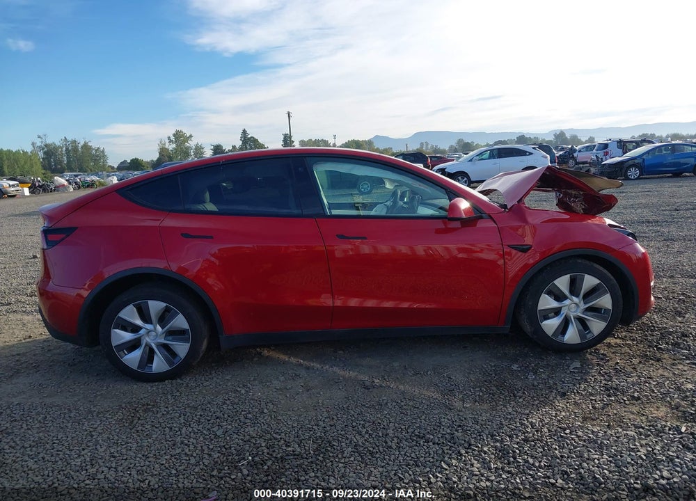 2021 TESLA MODEL Y LONG RANGE DUAL MOTOR ALL-WHEEL DRIVE VIN: 5YJYGDEEXMF092025