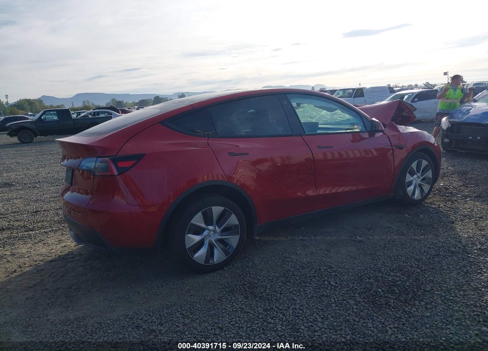 2021 TESLA MODEL Y LONG RANGE DUAL MOTOR ALL-WHEEL DRIVE VIN: 5YJYGDEEXMF092025