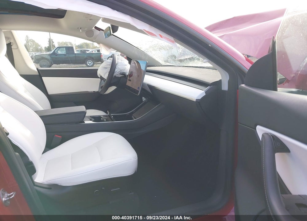 2021 TESLA MODEL Y LONG RANGE DUAL MOTOR ALL-WHEEL DRIVE VIN: 5YJYGDEEXMF092025