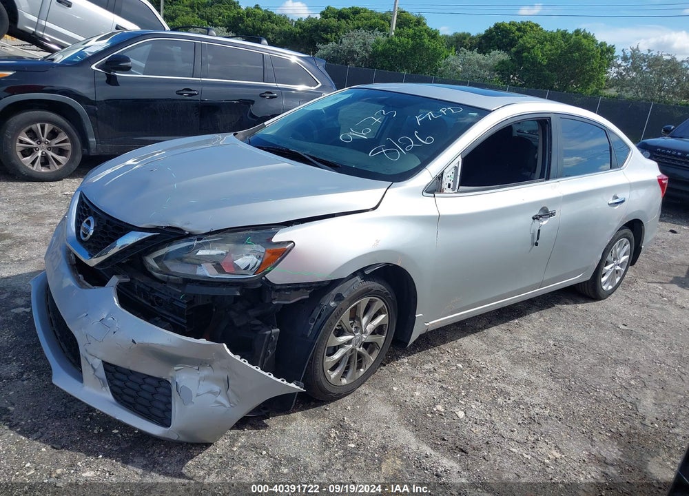 2017 NISSAN SENTRA SV VIN: 3N1AB7AP4HY379673