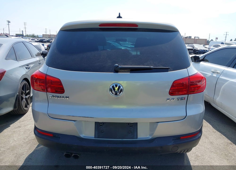 2014 VOLKSWAGEN TIGUAN SE VIN: WVGAV3AX5EW042442