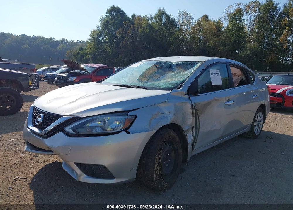 2016 NISSAN SENTRA S VIN: 3N1AB7AP5GY290662