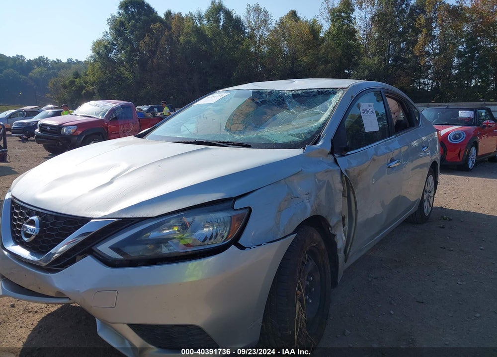 2016 NISSAN SENTRA S VIN: 3N1AB7AP5GY290662
