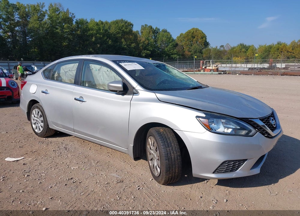 2016 NISSAN SENTRA S VIN: 3N1AB7AP5GY290662