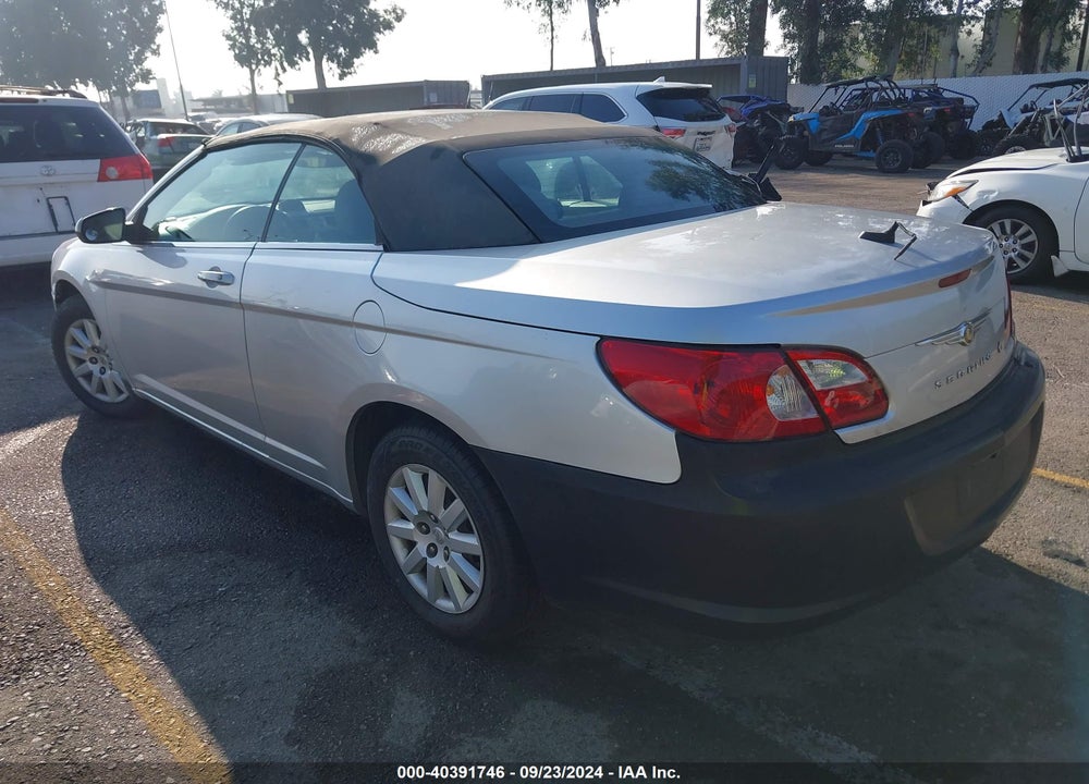 2008 CHRYSLER SEBRING LX VIN: 1C3LC45K98N572693