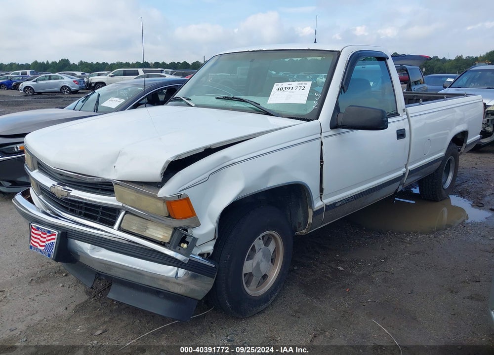 1998 CHEVROLET C1500 FLEETSIDE VIN: 1GCEC14M3WZ115132