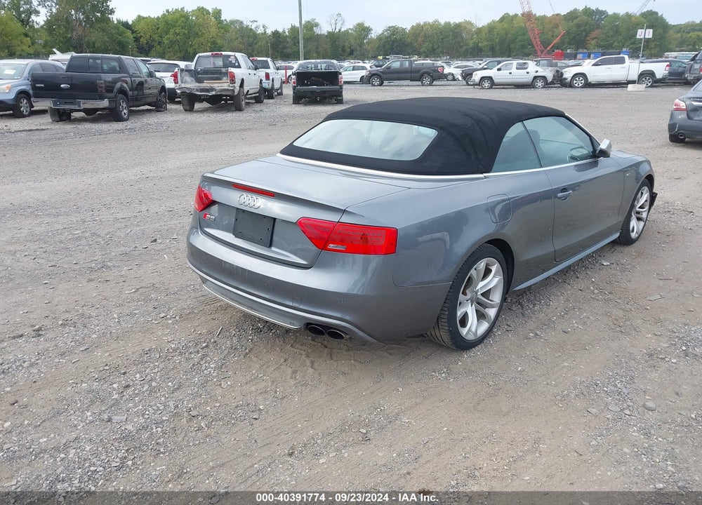 2013 AUDI S5 3.0T PREMIUM PLUS VIN: WAUVGAFH6DN002622