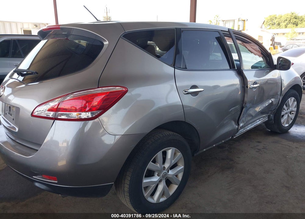 2012 NISSAN MURANO S VIN: JN8AZ1MU7CW107985