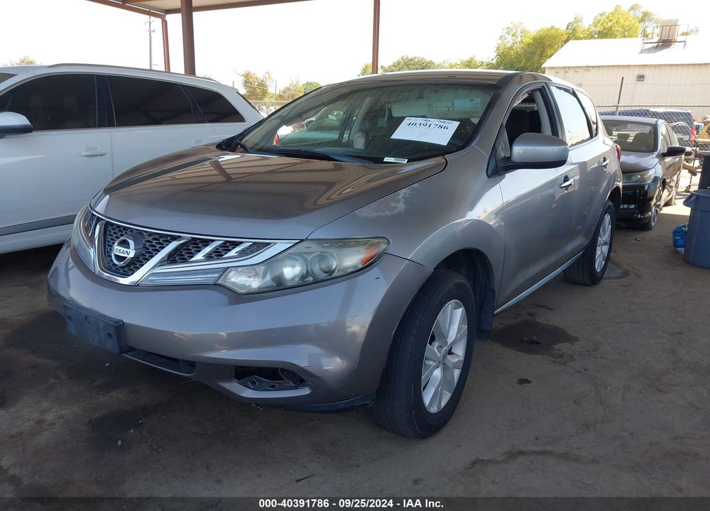 2012 NISSAN MURANO S VIN: JN8AZ1MU7CW107985