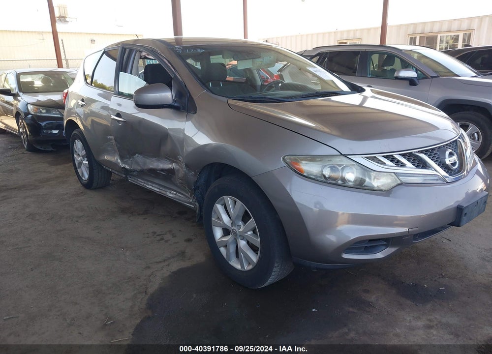 2012 NISSAN MURANO S VIN: JN8AZ1MU7CW107985