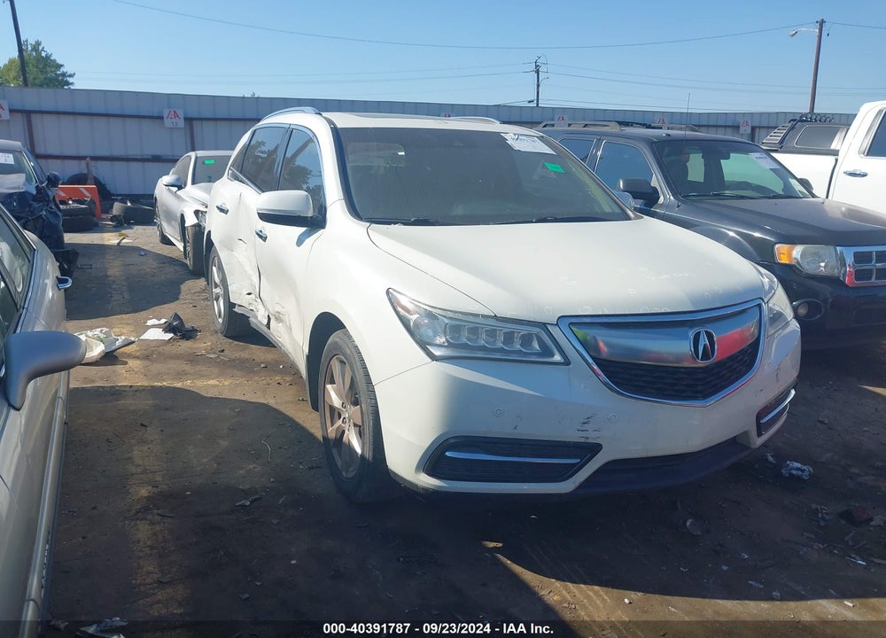 2016 ACURA MDX ADVANCE & ENTERTAINMENT PACKAGES/ADVANCE PACKAGE VIN: 5FRYD4H96GB047142