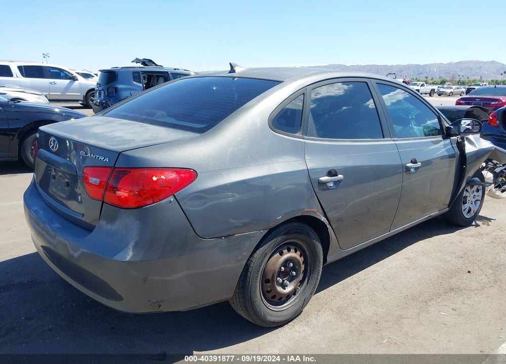 2009 HYUNDAI ELANTRA GLS VIN: KMHDU46D29U745907