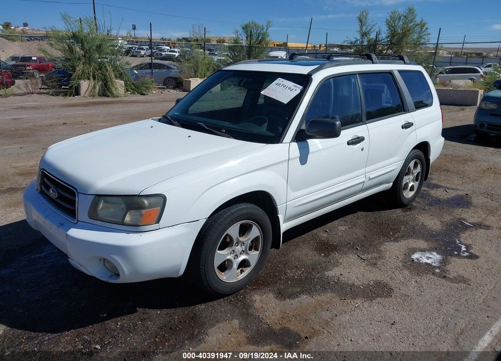 2003 SUBARU FORESTER XS VIN: JF1SG65673H700453
