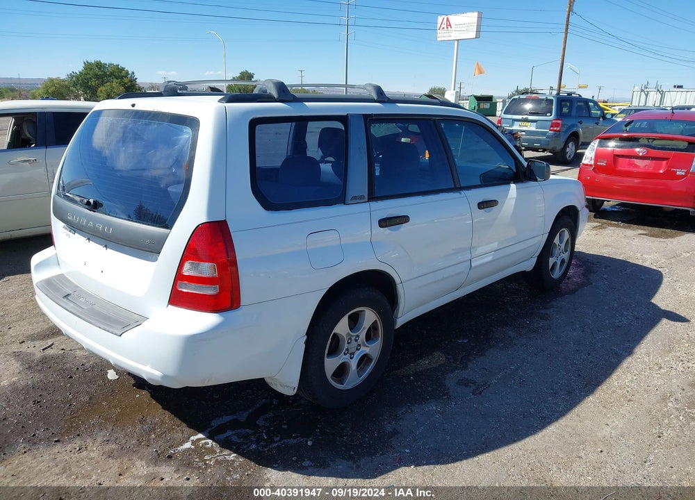 2003 SUBARU FORESTER XS VIN: JF1SG65673H700453