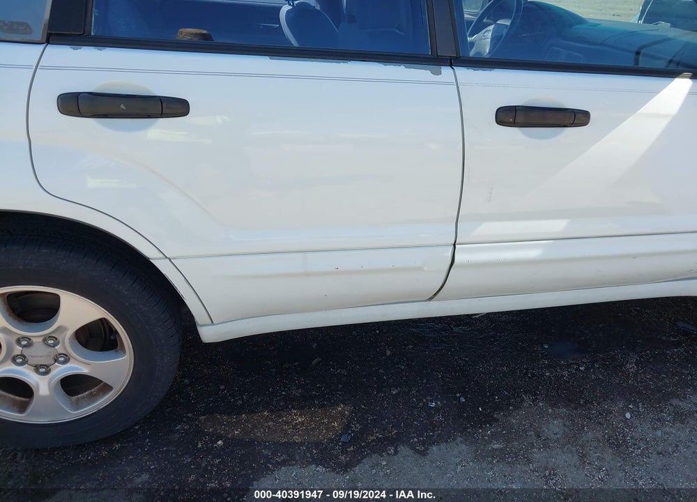 2003 SUBARU FORESTER XS VIN: JF1SG65673H700453