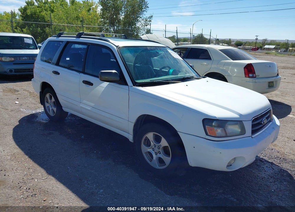 2003 SUBARU FORESTER XS VIN: JF1SG65673H700453