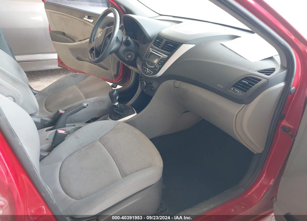 2013 HYUNDAI ACCENT GLS VIN: KMHCT4AE5DU303761