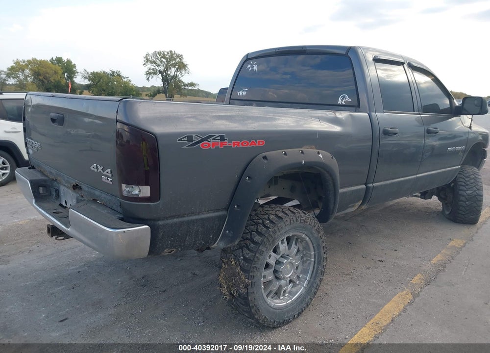 2004 DODGE RAM 2500 SLT/LARAMIE VIN: 3D7KU28D64G160598