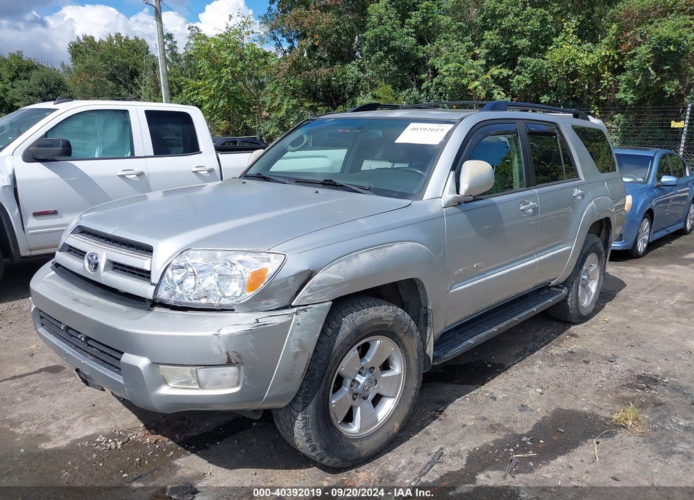 2005 TOYOTA 4RUNNER LIMITED V6 VIN: JTEBU17R058034919
