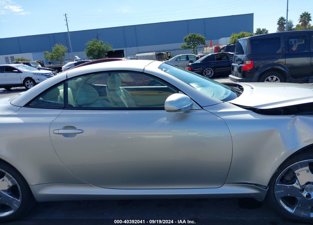 2005 LEXUS SC 430 VIN: JTHFN48Y650065535