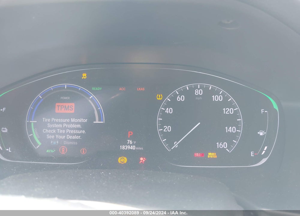 2020 HONDA ACCORD HYBRID EX-L VIN: 1HGCV3F58LA007524