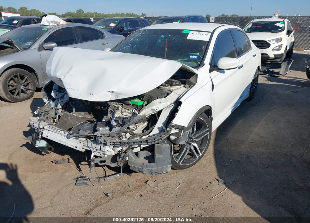 2017 HONDA ACCORD SPORT VIN: 1HGCR2F55HA001587