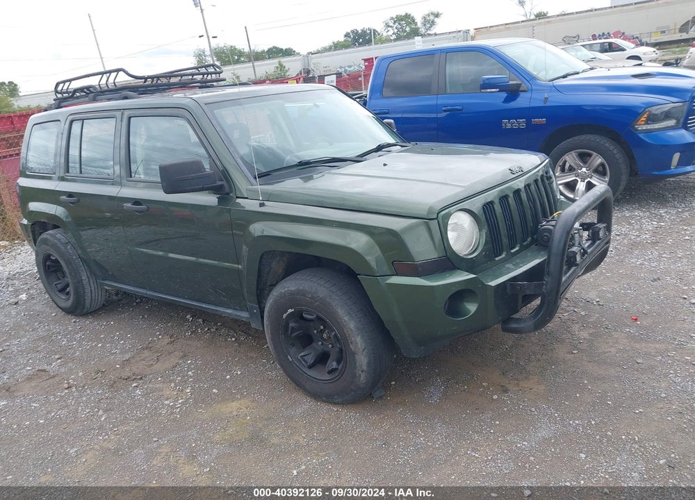 2008 JEEP PATRIOT SPORT VIN: 1J8FT28W78D752782