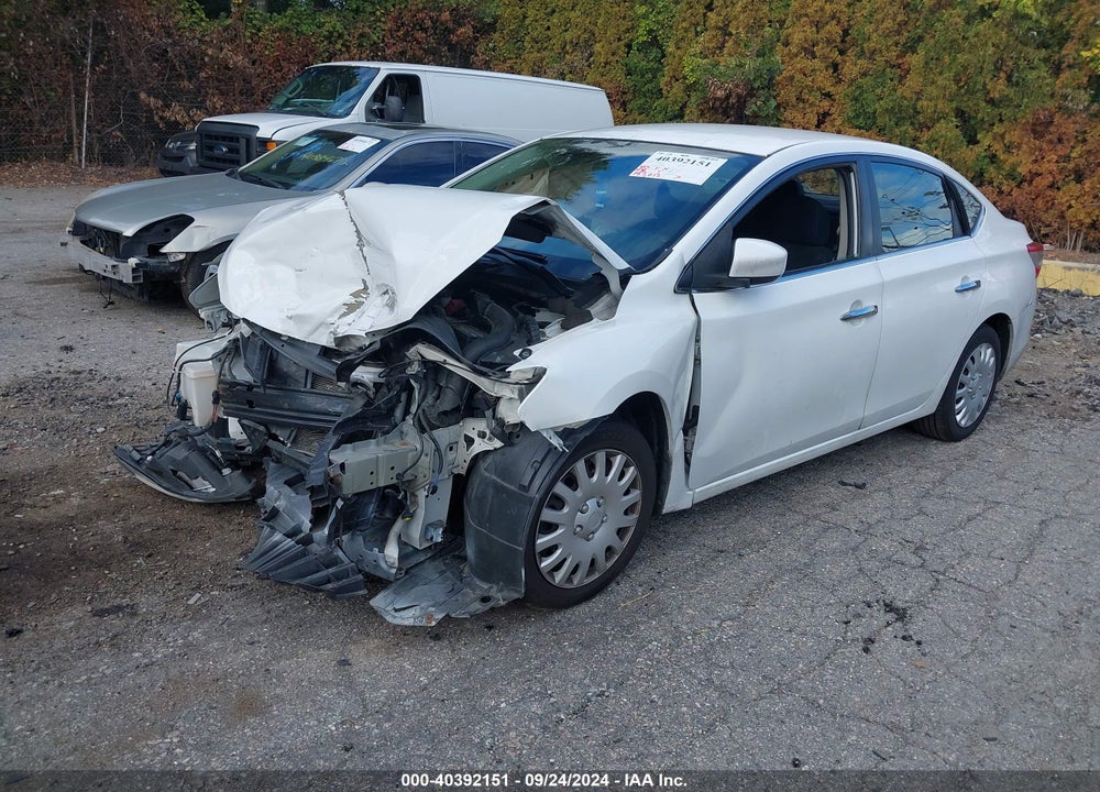 2015 NISSAN SENTRA S VIN: 3N1AB7AP8FY340985
