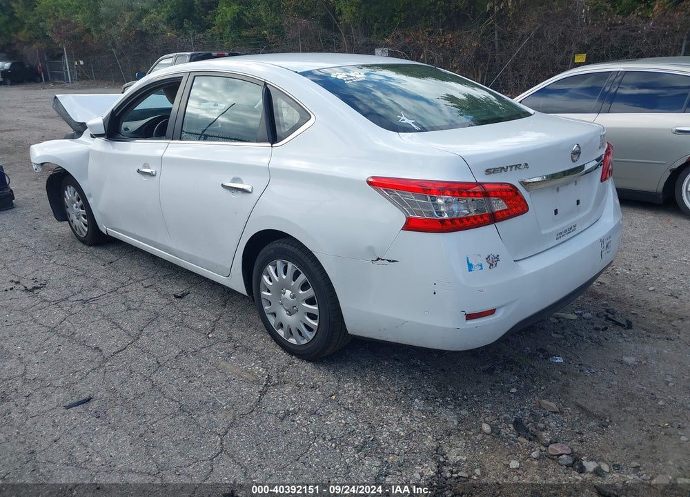2015 NISSAN SENTRA S VIN: 3N1AB7AP8FY340985