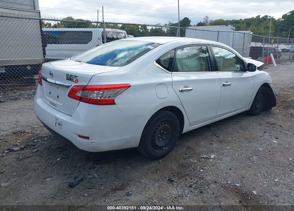 2015 NISSAN SENTRA S VIN: 3N1AB7AP8FY340985
