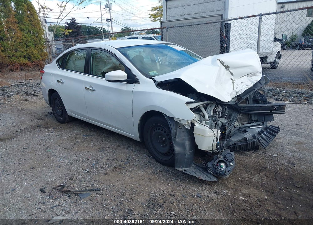 2015 NISSAN SENTRA S VIN: 3N1AB7AP8FY340985