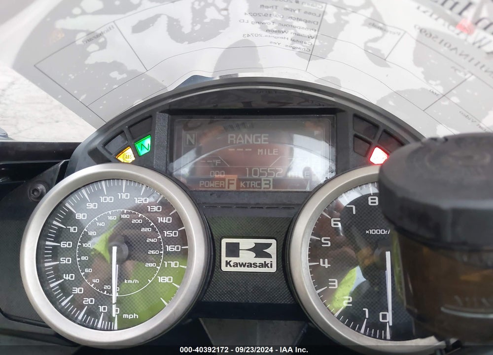2022 KAWASAKI ZX1400 J VIN: JKBZXNJ11NA015699