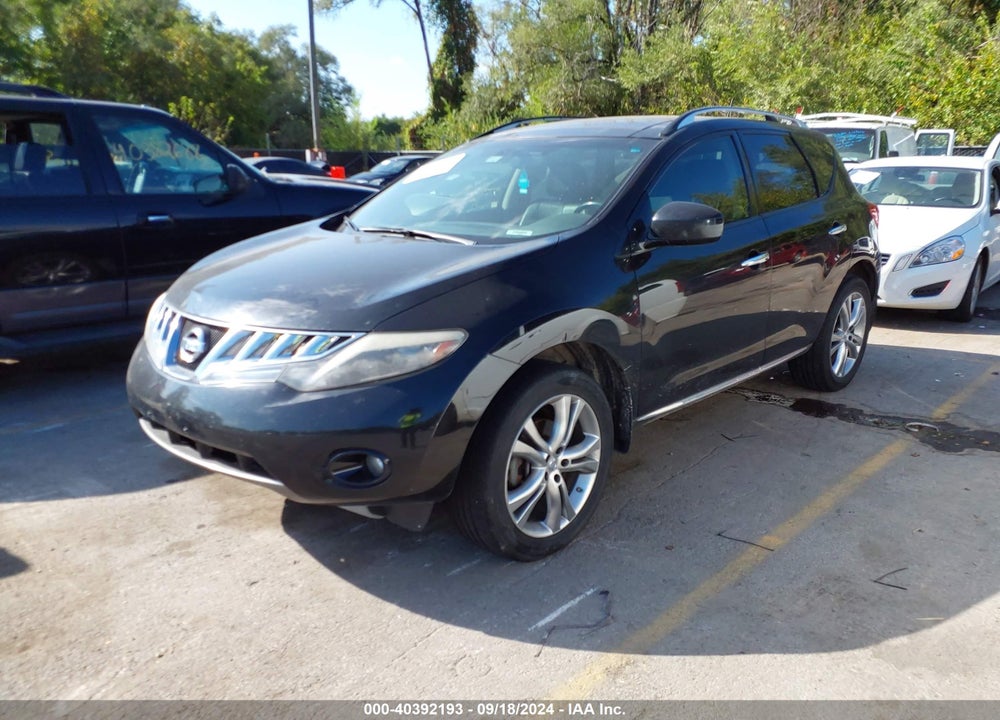 2010 NISSAN MURANO LE VIN: JN8AZ1MW6AW130320