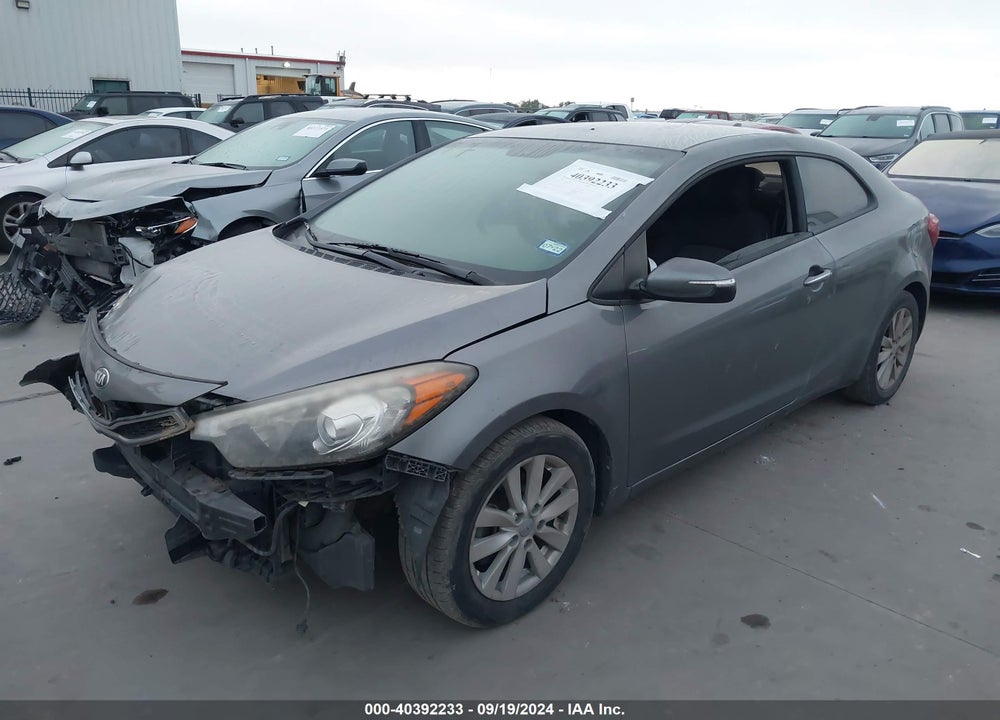 2016 KIA FORTE KOUP EX VIN: KNAFX6A88G5572523