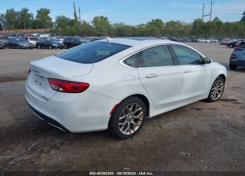 2016 CHRYSLER 200 C VIN: 1C3CCCEG0GN100693